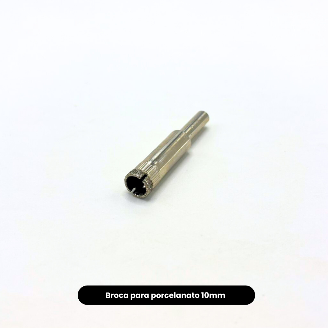 broca 10mm porcelanato e cerâmica 