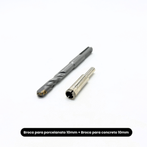 Kit com Broca para Porcelanato + Broca para Concreto (10 mm)